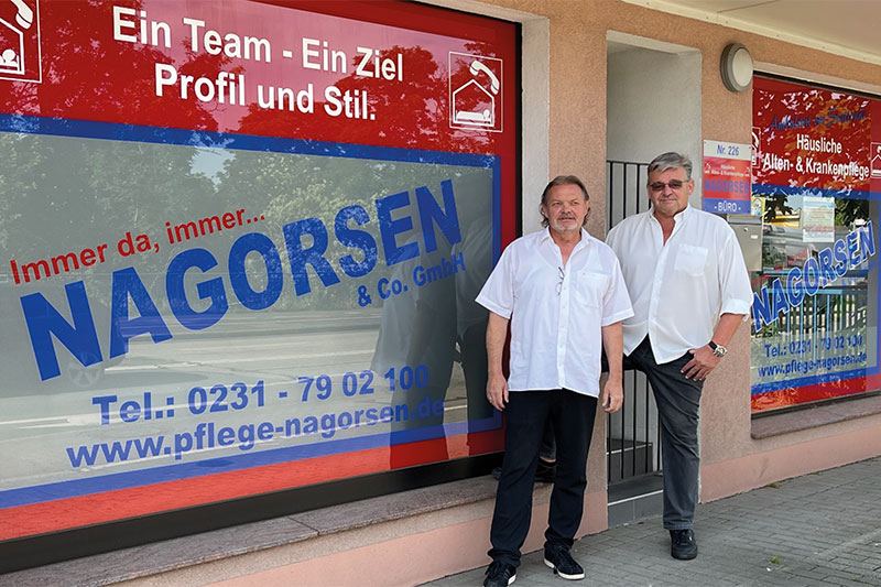 Pflegedienst Nagorsen: Inhaber Michael Krauße (Geschäftsführer), Inhaber Michael Groß (Geschäftsführer)
